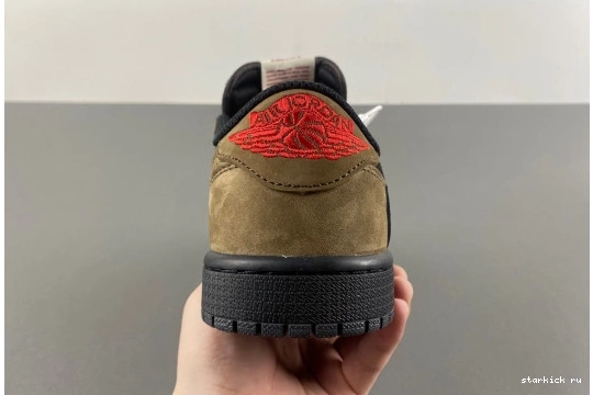 DM7866-2002 DM7866-2002 RETRO 1 OG SCOTT Brown TRAVIS SP  LOW JORDAN 0822
